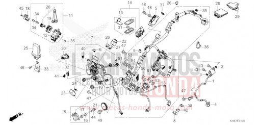 WIRE HARNESS NSS350AM de 2021